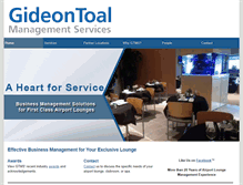 Tablet Screenshot of gideontoalmanagement.com